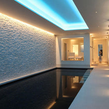 Load image into Gallery viewer, Outdoor LED Strip Lights Waterproof, IP65, 16.4ft Dimmable, 12V, SMD 3528 - 94 Lumens/ft. with Power Supply (KIT), LED Lights for Bedroom, Kitchen, Home Decoration - LEDMyPlace