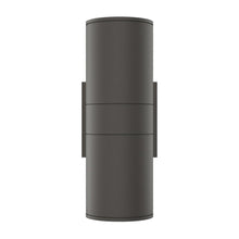 Load image into Gallery viewer, Outdoor LED Up and Down Wall Sconce, Cylinder Outside Lights, 2x36W, AC100 - 277V, Double Side (White Light), Exterior Wall Lights - LEDMyPlace