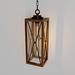 Load image into Gallery viewer, Outdoor Pendant Light Farmhouse Exterior Hanging Lantern with Clear Glass Shade for Porch, Patio, Entryway, ETL List - LEDMyPlace