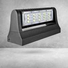 Load image into Gallery viewer, Outdoor Rotatable LED Wall Pack Light 40W 5700K 5400 Lumens, UL, DLC Listed, Bronze Finish, Waterproof Wall Light - LEDMyPlace