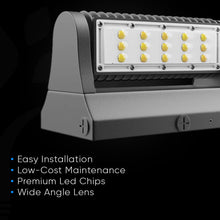 Load image into Gallery viewer, Outdoor Rotatable LED Wall Pack Light 40W 5700K 5400 Lumens, UL, DLC Listed, Bronze Finish, Waterproof Wall Light - LEDMyPlace