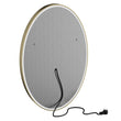 Load image into Gallery viewer, Oval LED Lighted Bathroom Vanity Mirror, Touch Switch, Anti - Fog Wall Mounted Makeup Mirror &amp; CCT Remembrance, CRI 90+, LED Oval Mirror for Bathroom, Lunar Style - LEDMyPlace