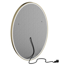 Load image into Gallery viewer, Oval LED Lighted Bathroom Vanity Mirror, Touch Switch, Anti - Fog Wall Mounted Makeup Mirror &amp; CCT Remembrance, CRI 90+, LED Oval Mirror for Bathroom, Lunar Style - LEDMyPlace