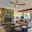 Load image into Gallery viewer, PALMER 52 inch 3 - Blade Smart Ceiling Fan with LED Light &amp; Remote - LEDMyPlace