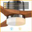 Load image into Gallery viewer, PALMER 52 inch 3 - Blade Smart Ceiling Fan with LED Light &amp; Remote - LEDMyPlace