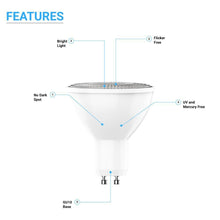 Load image into Gallery viewer, PAR16 LED Light Bulbs - 6.5 Watt GU10 base 5000K - 500Lumens, Dimmable - LEDMyPlace