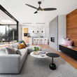 Load image into Gallery viewer, PEARLA 52 inch 3 - Blade Smart Ceiling Fan with LED Light &amp; Remote - LEDMyPlace