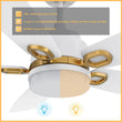 Load image into Gallery viewer, PEYTON 52 inch 5 - Blade Smart Ceiling Fan with LED Light &amp; Remote - LEDMyPlace