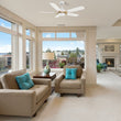 Load image into Gallery viewer, PEYTON 52 inch 5 - Blade Smart Ceiling Fan with LED Light &amp; Remote - LEDMyPlace