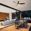 Load image into Gallery viewer, PORTER 44 inch 3 - Blade Flush Mount Smart Ceiling Fan with LED Light &amp; Remote - LEDMyPlace