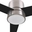 Load image into Gallery viewer, Raiden 52 Inch 3 - Blade Best Smart Ceiling Fan With Led Light Kit &amp; Best Smart Wall Switch - Silver/Black &amp; Light Wood (Reversible Blades) - LEDMyPlace