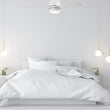 Load image into Gallery viewer, Ranger 52 In. 3 - Blade Led Indoor White Best Smart Ceiling Fan with Led Light Kit, Best Smart Wall Switch, Alexa/Google Home/Siri Compatible - LEDMyPlace