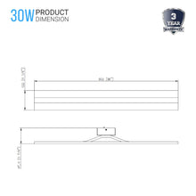 Load image into Gallery viewer, Rectangle Bathroom Light Fixtures, 24 Inch/36 Inch, 4000K (Cool White), Dimmable, ETL Listed, Bathroom Vanity Lighting - LEDMyPlace