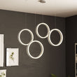 Load image into Gallery viewer, Ring 1 - Light LED Unique Design Pendant, 34W, 3000K (Warm White), 1028LM, Dimmable, Aluminum Body Finish, Pendant Mounting - LEDMyPlace
