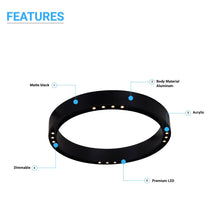 Load image into Gallery viewer, Ring Flush Mount LED Lighting Fixture, 16W/24W, 3000K, 800LM/1200LM, Close to Ceiling lights, Dimmable - LEDMyPlace