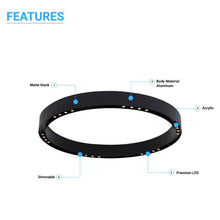 Load image into Gallery viewer, Ring Flush Mount LED Lighting Fixture, 16W/24W, 3000K, 800LM/1200LM, Close to Ceiling lights, Dimmable - LEDMyPlace
