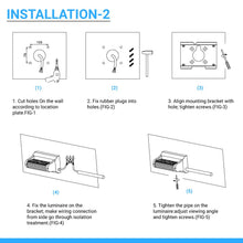 Load image into Gallery viewer, Rotatable LED Wall Pack Light 80W 5700K, 10800LM, Black, UL, DLC Premium, IP65, Adjustable Head Can be used as Up/Down Light, Outdoor Rotatable Wall Light - LEDMyPlace