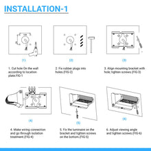 Load image into Gallery viewer, Rotatable LED Wall Pack Light 80W 5700K, 10800LM, Black, UL, DLC Premium, IP65, Adjustable Head Can be used as Up/Down Light, Outdoor Rotatable Wall Light - LEDMyPlace
