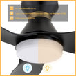 Load image into Gallery viewer, RYATT 45 inch 3 - Blade Flush Mount Smart Ceiling Fan with LED Light &amp; Remote - LEDMyPlace