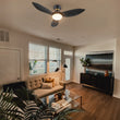 Load image into Gallery viewer, RYATT 45 inch 3 - Blade Flush Mount Smart Ceiling Fan with Remote &amp; LED Light - LEDMyPlace