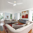 Load image into Gallery viewer, RYATT 45 inch 3 - Blade Flush Mount Smart Ceiling Fan with Remote &amp; LED Light - LEDMyPlace