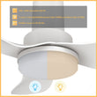 Load image into Gallery viewer, RYNA 36 inch 3 - Blade Flush Mount Smart Ceiling Fan with LED Light &amp; Remote - LEDMyPlace