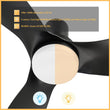 Load image into Gallery viewer, RYNA 36 inch 3 - Blade Flush Mount Smart Ceiling Fan with LED Light &amp; Remote - LEDMyPlace