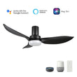 Load image into Gallery viewer, RYNA 45 inch 3 - Blade Flush Mount Smart Ceiling Fan with LED Light &amp; Remote - LEDMyPlace