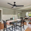 Load image into Gallery viewer, SANTANA 52 inch 3 - Blade Ceiling Fan with LED Light &amp; Wall Control - LEDMyPlace