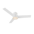 Load image into Gallery viewer, Santana 52 inch 3 blade flush mount ceiling fan with wall control white birchwood reversible blades - LEDMyPlace
