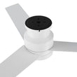 Load image into Gallery viewer, Santana 52 inch 3 blade flush mount ceiling fan with wall control white birchwood reversible blades - LEDMyPlace