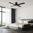Load image into Gallery viewer, SANTANA 52 inch 4 - Blade Flush Mount Ceiling Fan with LED Light &amp; Remote - LEDMyPlace