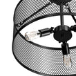 Load image into Gallery viewer, Semi Flush Mount Ceiling Lights, Drum Shape, Steel Cage Matte Black Finish, E26 Base, UL Listed, 3 Years Warranty - LEDMyPlace