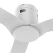 Load image into Gallery viewer, SKARA 52 inch 3 - Blade Flush Mount No Light Ceiling Fan with Remote - LEDMyPlace