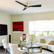 Load image into Gallery viewer, SKARA 52 inch 3 - Blade Flush Mount No Light Ceiling Fan with Remote - LEDMyPlace