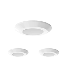 Load image into Gallery viewer, Slim LED Puck Light, 3 - Piece Kit With 12V Adaptor &amp; Wave Sensor Dimming , 3x3.5Watts, 3x200Lumens, ETL Listed, CCT Changeable (3000K/4000K/5000K), Hand Wave Sensor, White - LEDMyPlace