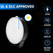 Load image into Gallery viewer, Smart Solar Outdoor LED Wall Lights with PIR Sensor, Round, HY06WSRB, Waterproof Outdoor Security Lights - LEDMyPlace