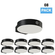 Load image into Gallery viewer, Smart Solar Outdoor LED Wall Lights with PIR Sensor, Round, HY06WSRB, Waterproof Outdoor Security Lights