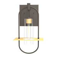 Load image into Gallery viewer, Smyth Indoor Wall Sconce, E26 Socket 1X60W, Clear Glass, Bronze, 22 1/4" H x 12 1/2" W, Extends 7 1/2" from the wall - LEDMyPlace