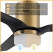 Load image into Gallery viewer, SPEZIA 52 inch 3 - Blade Flush Mount Smart Ceiling Fan with LED Light &amp; Remote - LEDMyPlace