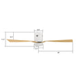 Load image into Gallery viewer, SPEZIA 52 inch 3 - Blade Flush Mount Smart Ceiling Fan with Remote &amp; LED Light - LEDMyPlace