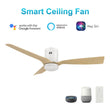 Load image into Gallery viewer, SPEZIA 52 inch 3 - Blade Flush Mount Smart Ceiling Fan with Remote &amp; LED Light - LEDMyPlace