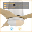 Load image into Gallery viewer, SPEZIA 52 inch 3 - Blade Flush Mount Smart Ceiling Fan with Remote &amp; LED Light - LEDMyPlace