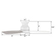 Load image into Gallery viewer, STANLEY 44 inch 3 - Blade Flush Mount No Light Ceiling Fan with Remote - LEDMyPlace