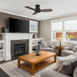 Load image into Gallery viewer, STANLEY 44 inch 3 - Blade Flush Mount No Light Ceiling Fan with Remote - LEDMyPlace