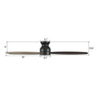 Load image into Gallery viewer, STANLEY 60 inch 3 - Blade Flush Mount No Light Ceiling Fan with Remote - LEDMyPlace