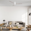 Load image into Gallery viewer, STANLEY 60 inch 3 - Blade Flush Mount No Light Ceiling Fan with Remote - LEDMyPlace