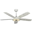 Load image into Gallery viewer, Striker 52 in. 5 - Blade Best Smart Ceiling Fan with Dimmable LED Light, White/Marble Pattern, Works w/ Remote Control/Alexa/Google Home/Siri - LEDMyPlace