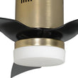 Load image into Gallery viewer, Striver 52" (3 - Blade) White Flush Mount Best Smart Ceiling Fan w/ Dimmable LED Light, Works w/ Remote Control/Alexa/Google Home/Siri - LEDMyPlace