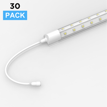 Load image into Gallery viewer, T8 4ft LED Freezer/Cooler Tube Light V Shape 18w 5000k Clear - Walk - in Cooler Light - LEDMyPlace